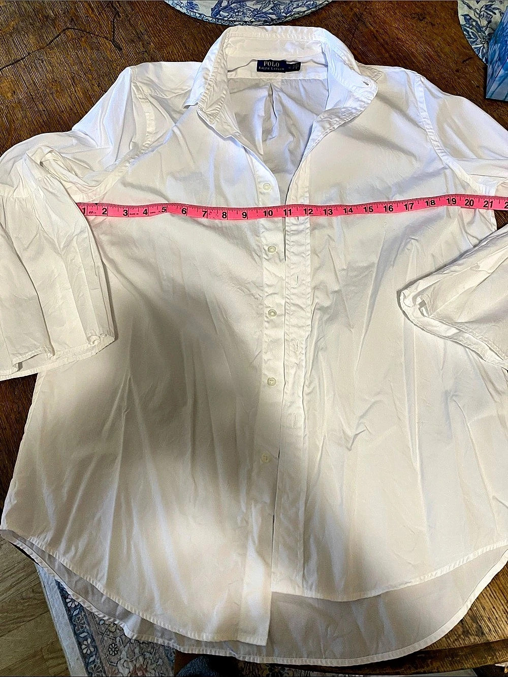 Polo Ralph Lauren Women's White Button Down Shirt Size 12